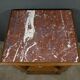 Living Room or Nightstand Table in Oak and Marble, Art Deco – 1930