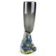 Vesuvius Transcontinental, Unique Art Glass Vase by Björn Stern, Sweden 1989