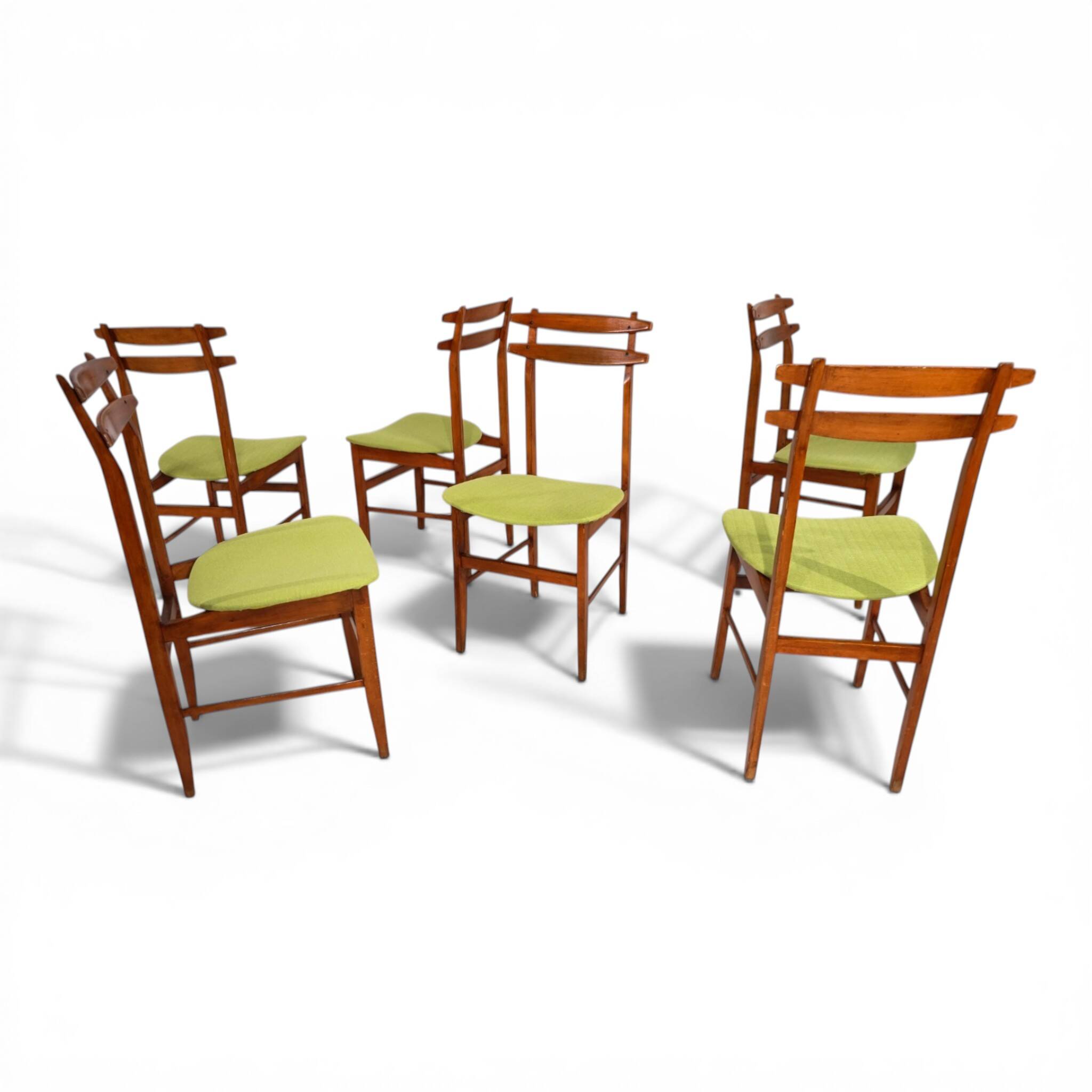 Set of 6 dining chairs by Amma Torino, 1960