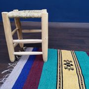 Tapis berbère marocain fait main multicolore 140 x 225 cm