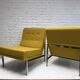 Paire de chauffeuses Knoll Parallel bar