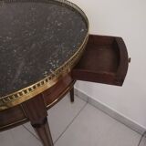 Table bouillotte en acajou
