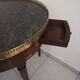 Mahogany hot water bottle table