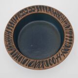 Mid-century modern Scandinavian pottery bowl "Granada" by Lisa Larsson