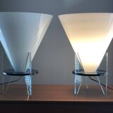 Pair of Otéro model lamps by Rodolfo Dordoni for Fontana Arte, 1986