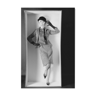 Silver photo black and white baryta paper ilford 310g 1910 40x60cm PINUP Recent recent print of