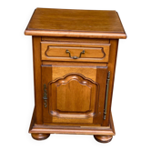 Solid wood bedside table from the 2000s.