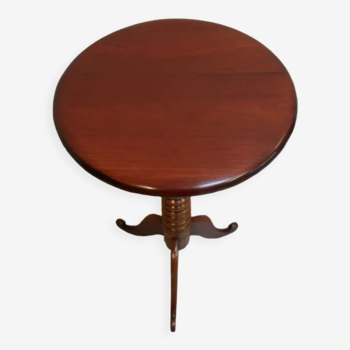 Antique mahogany wine table
