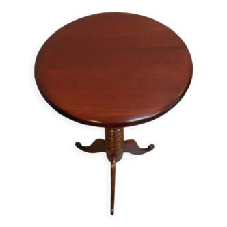 Antique mahogany wine table