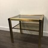 Table brass and glass Mara