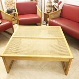 Cane coffee table, 1970