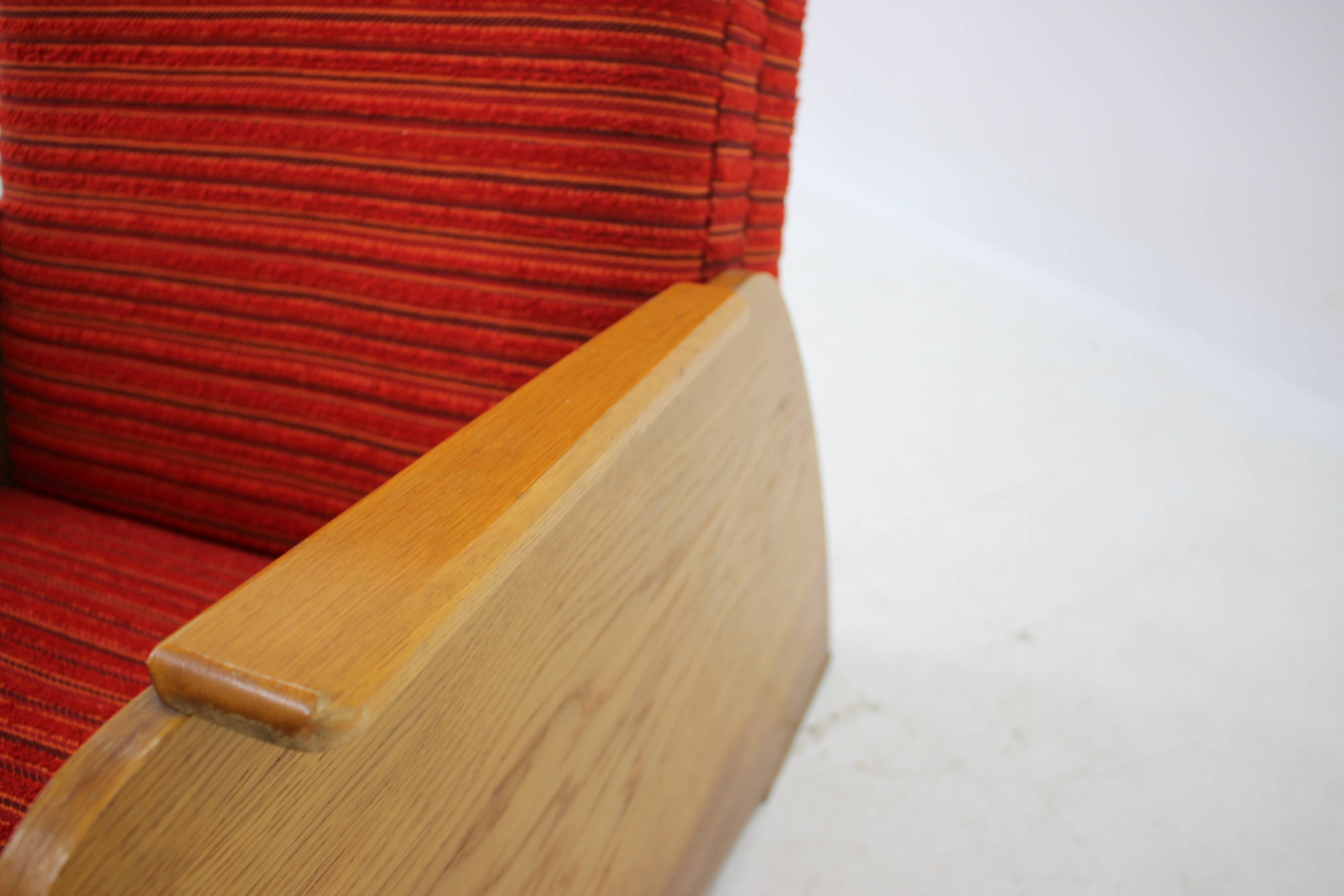 1960s Armchair convertible to Daybed, Czechoslovakia