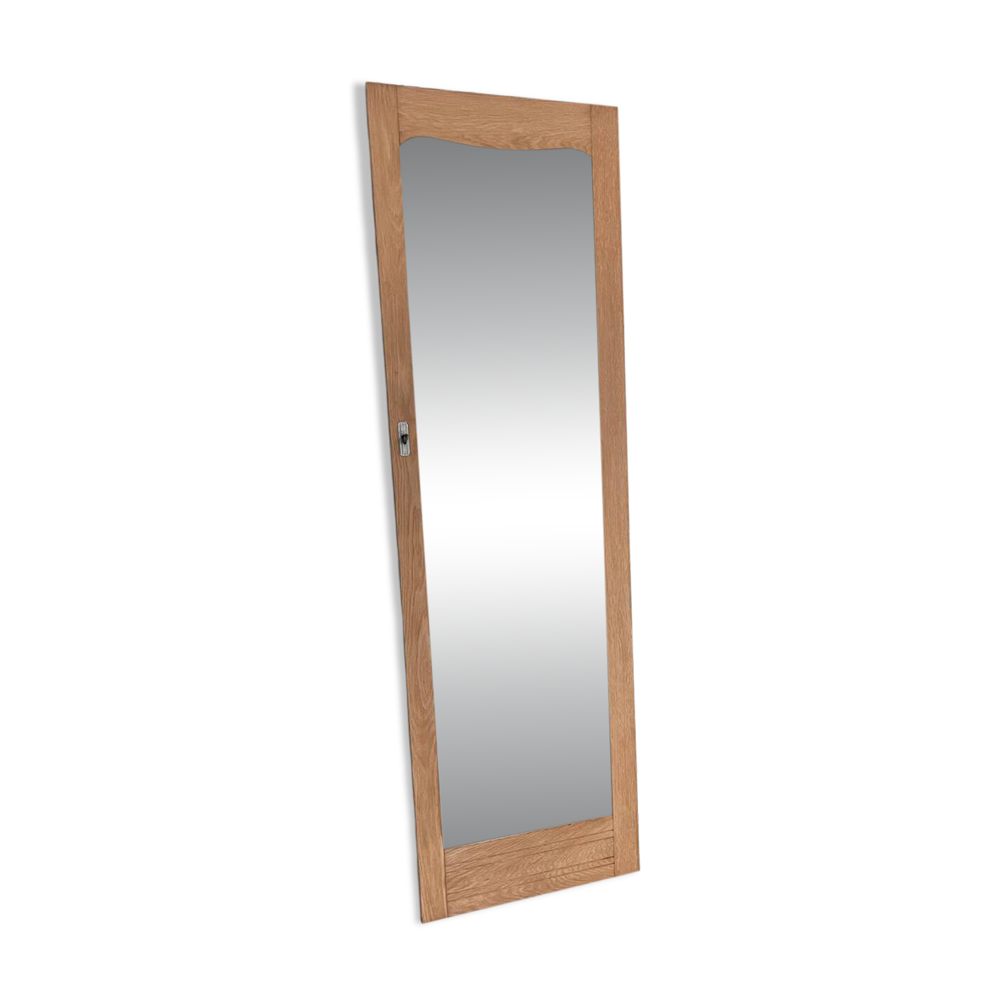 Vintage Art Deco mirror door Izïa solid oak wood