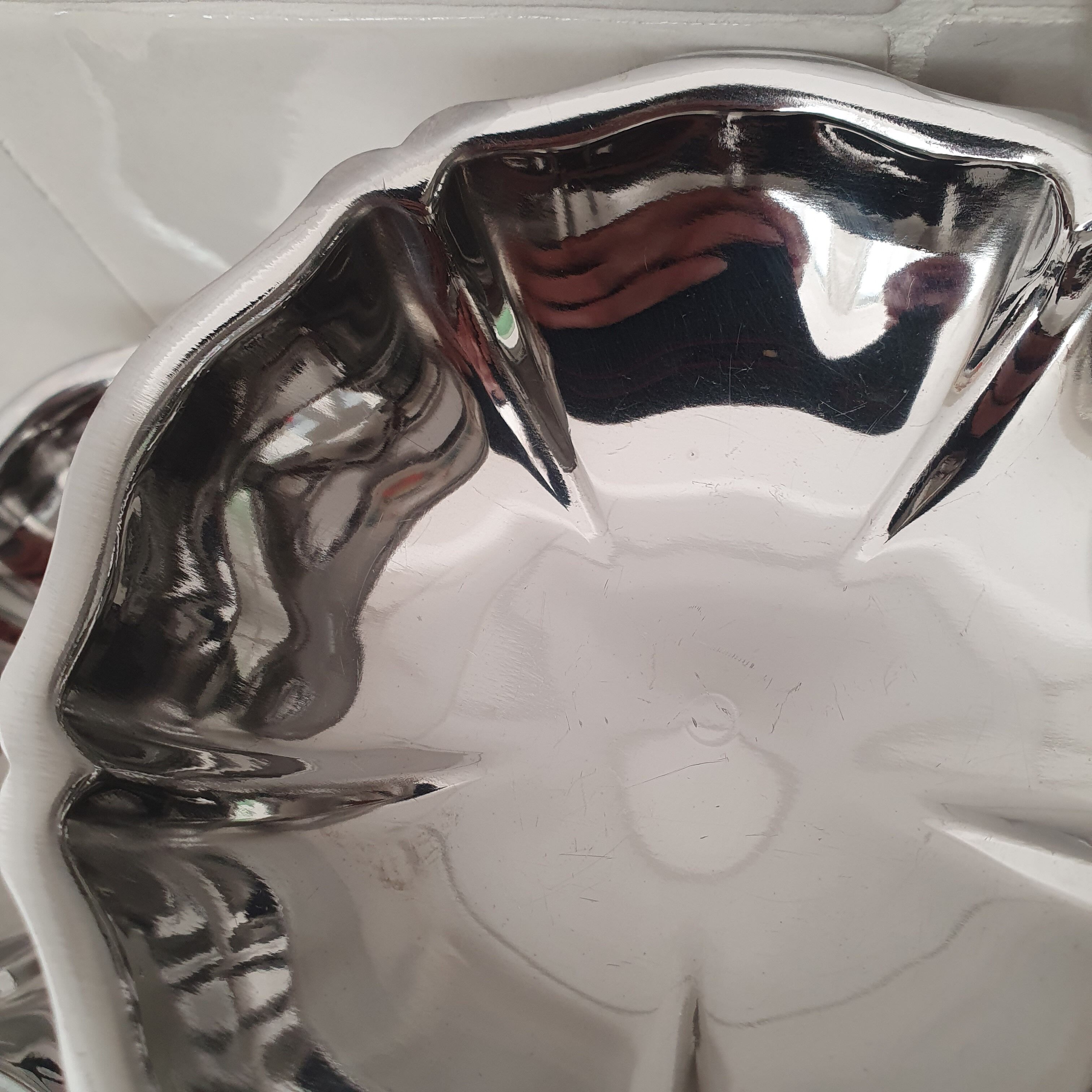 6 dessert bowls by Guy Degrenne in 18/10 stainless steel