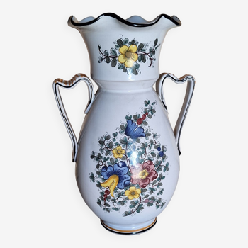Italian earthenware vase