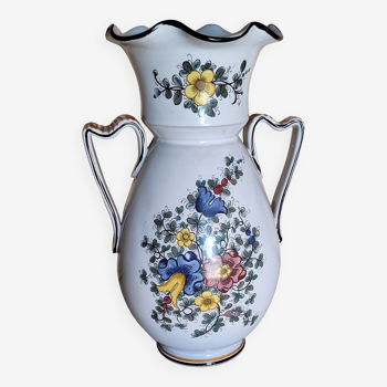 Vase en faïence italienne