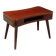 Table basse vintage des années 50-60 en placage d’acajou et hêtre peint