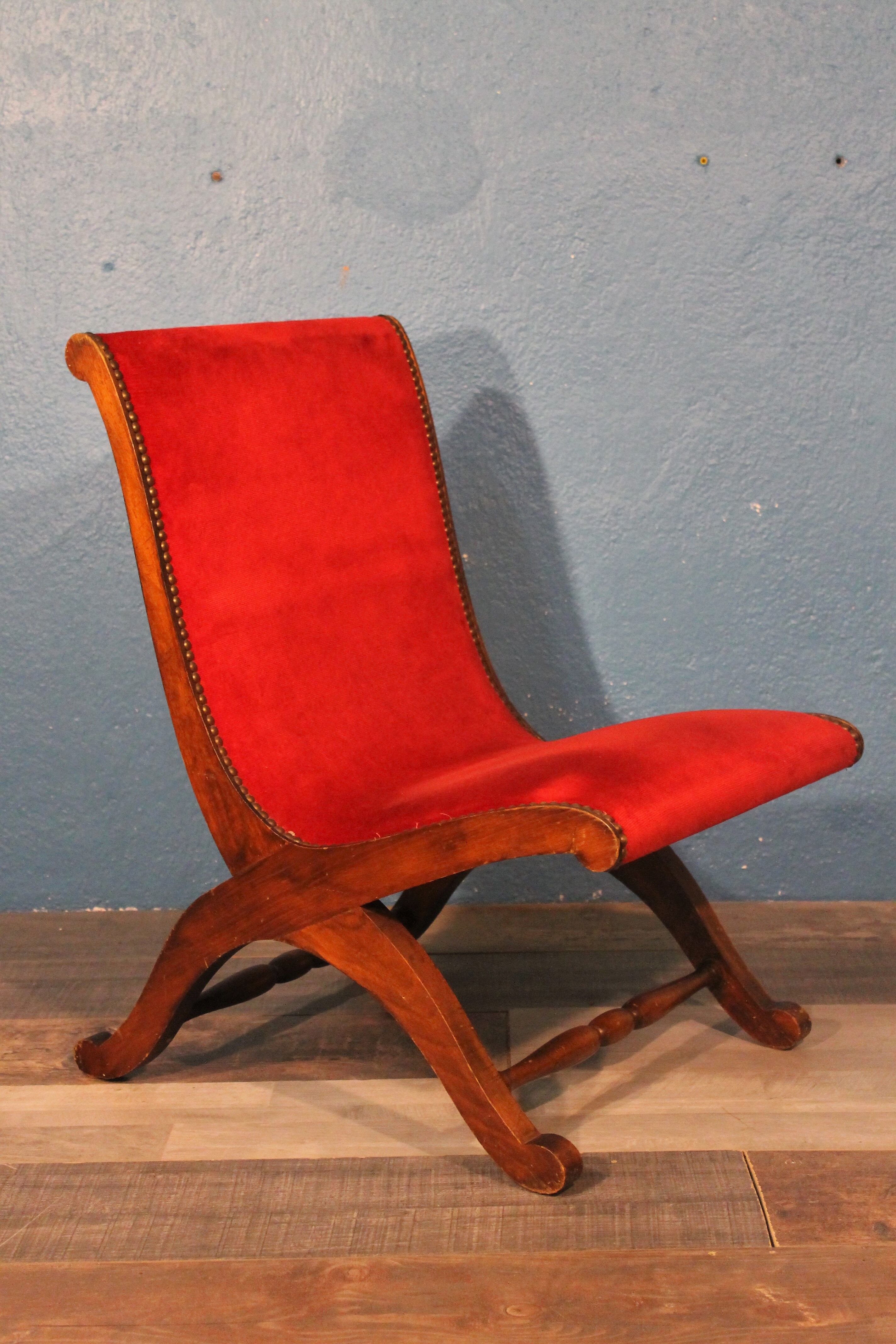 Paire de fauteuils chauffeuses vintage