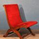 Paire de fauteuils chauffeuses vintage