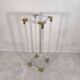 Very beautiful column pedestal by Charles Hollis Jones in Lucite & brass.