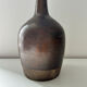 Brown two-tone stoneware bottle