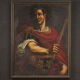 Rare tableau italien représentant Jules César du XVIIe siècle