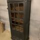 Old Napoleon III black patinated showcase