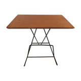 Triped pedestal table magazine holder 1950 vintage