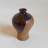 Soliflore two-tone glazed stoneware 1970s height 19 cm