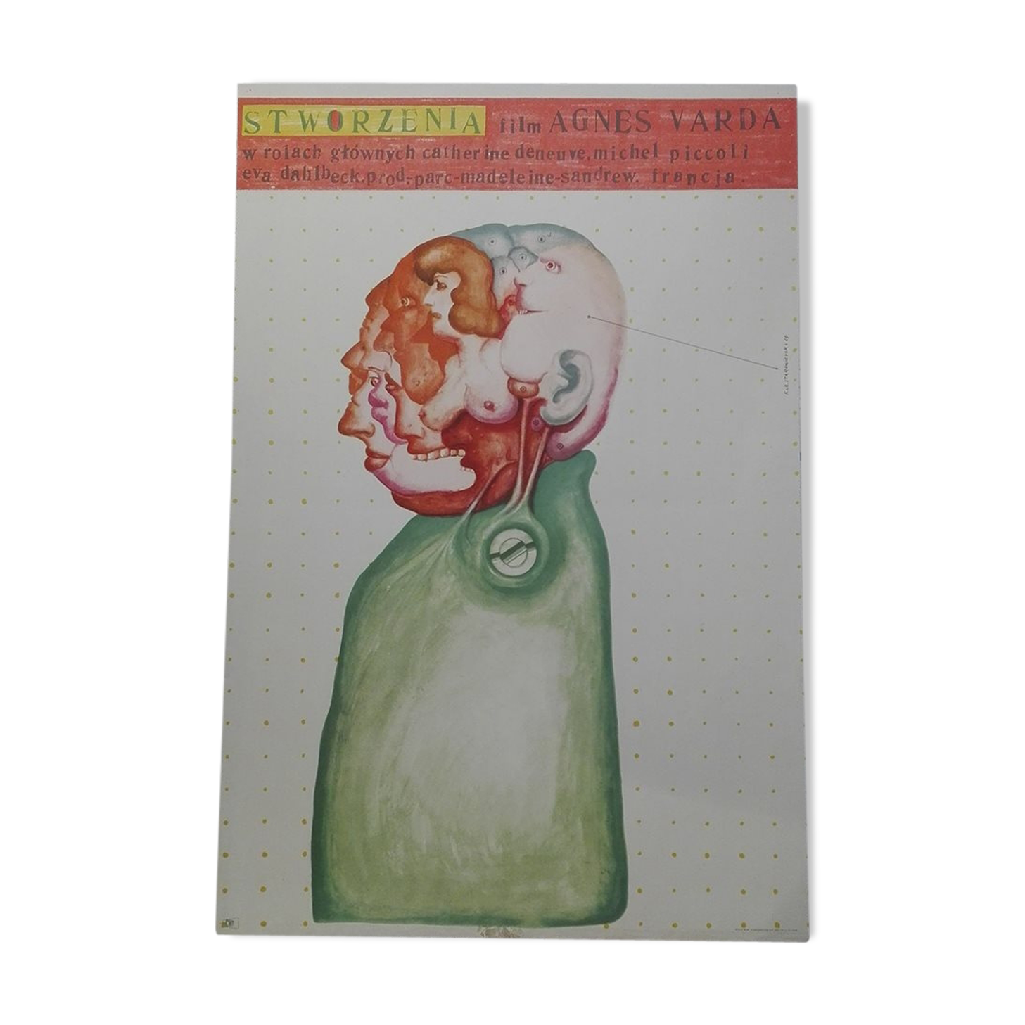 Polish poster the creatures Agnès Varda