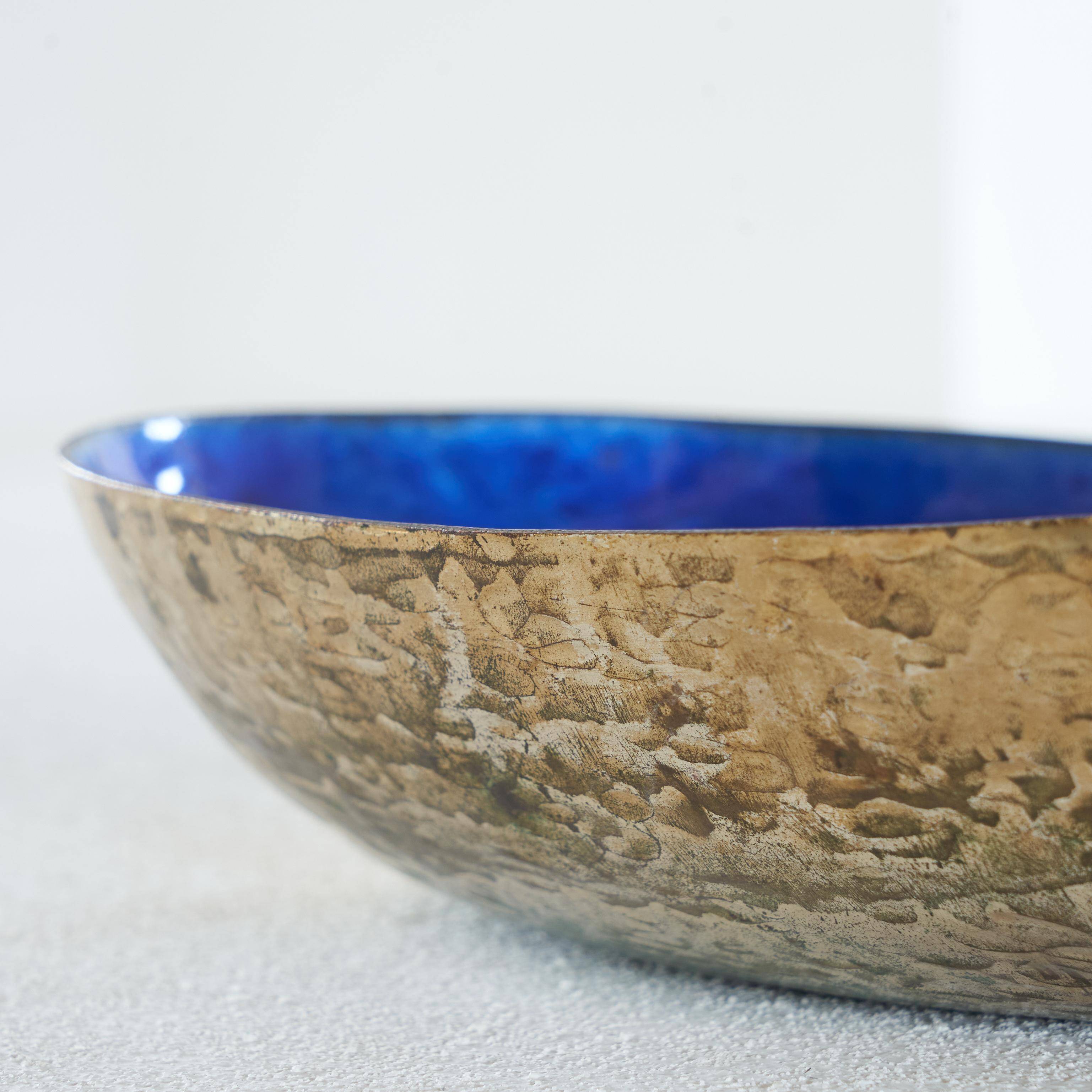 Hammered and enamelled Valenti cup from the 1960s.