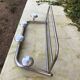 Vintage aluminum coatrack 4 crochet