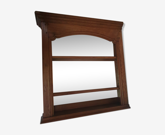 Etagere fond de bar en chene massif
