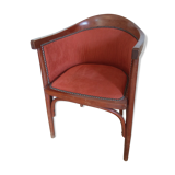 Period art deco barrel armchair