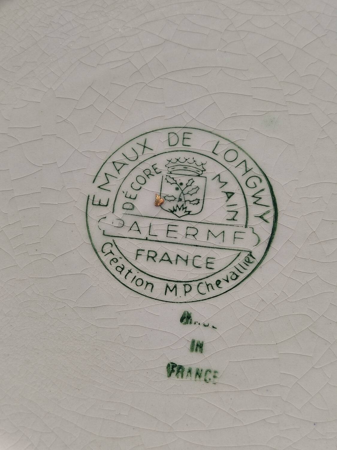 Longwy enamel plates - Palermo model