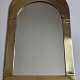 Brass mirror by Frankie d'Homborchveld, unique piece, 60 x 35 cm