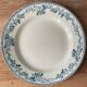 Old round dish Terre de Fer Debray, Guadeloupe service
