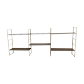 Étagère triple murale string vintage 1960