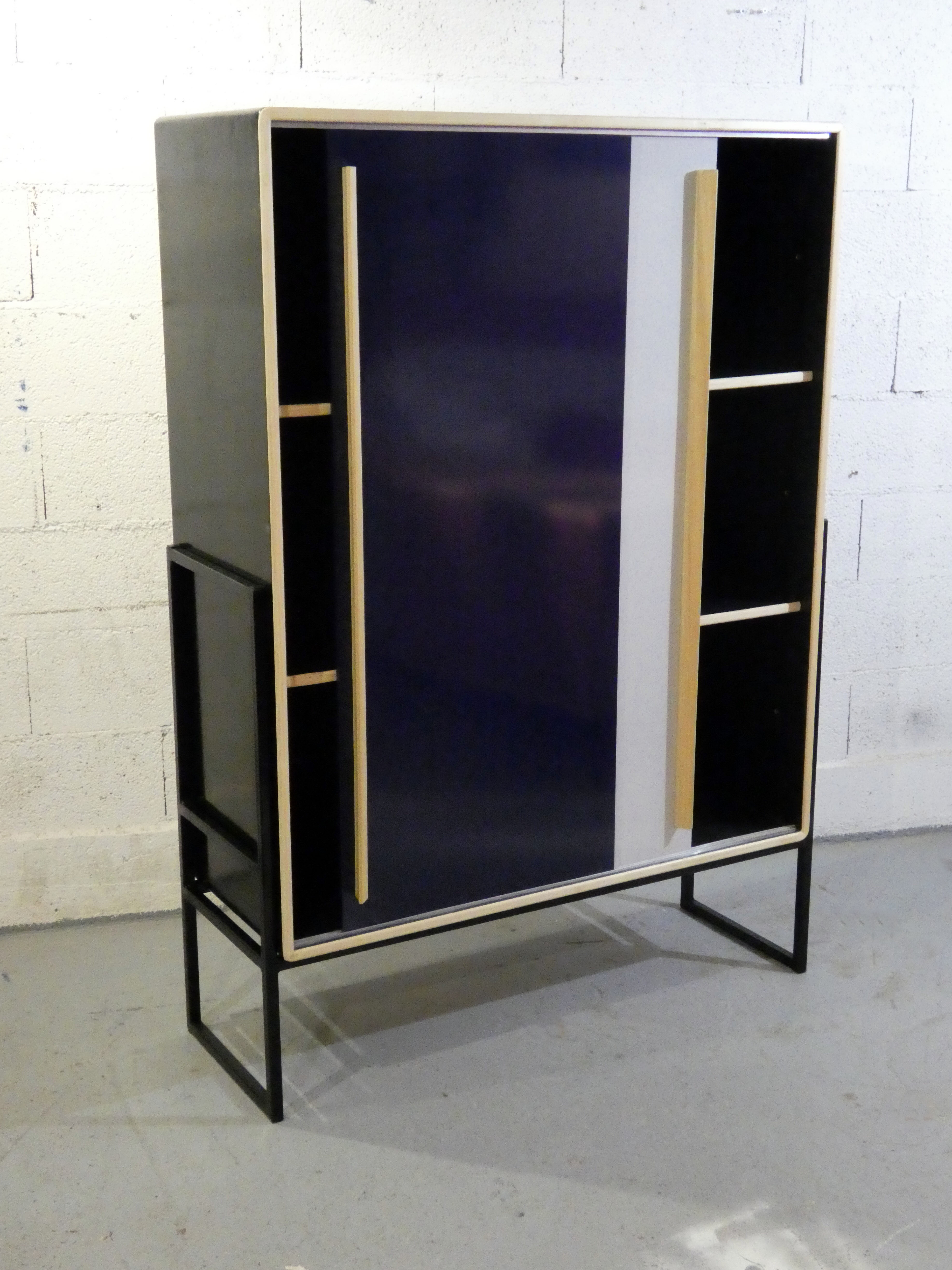 Unusual 60s style single-style wardrobe