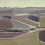 Original Large Danish Oil On Canvas – “Landscape, Denmark” By Erik Nörgaard – Vintage & Framed