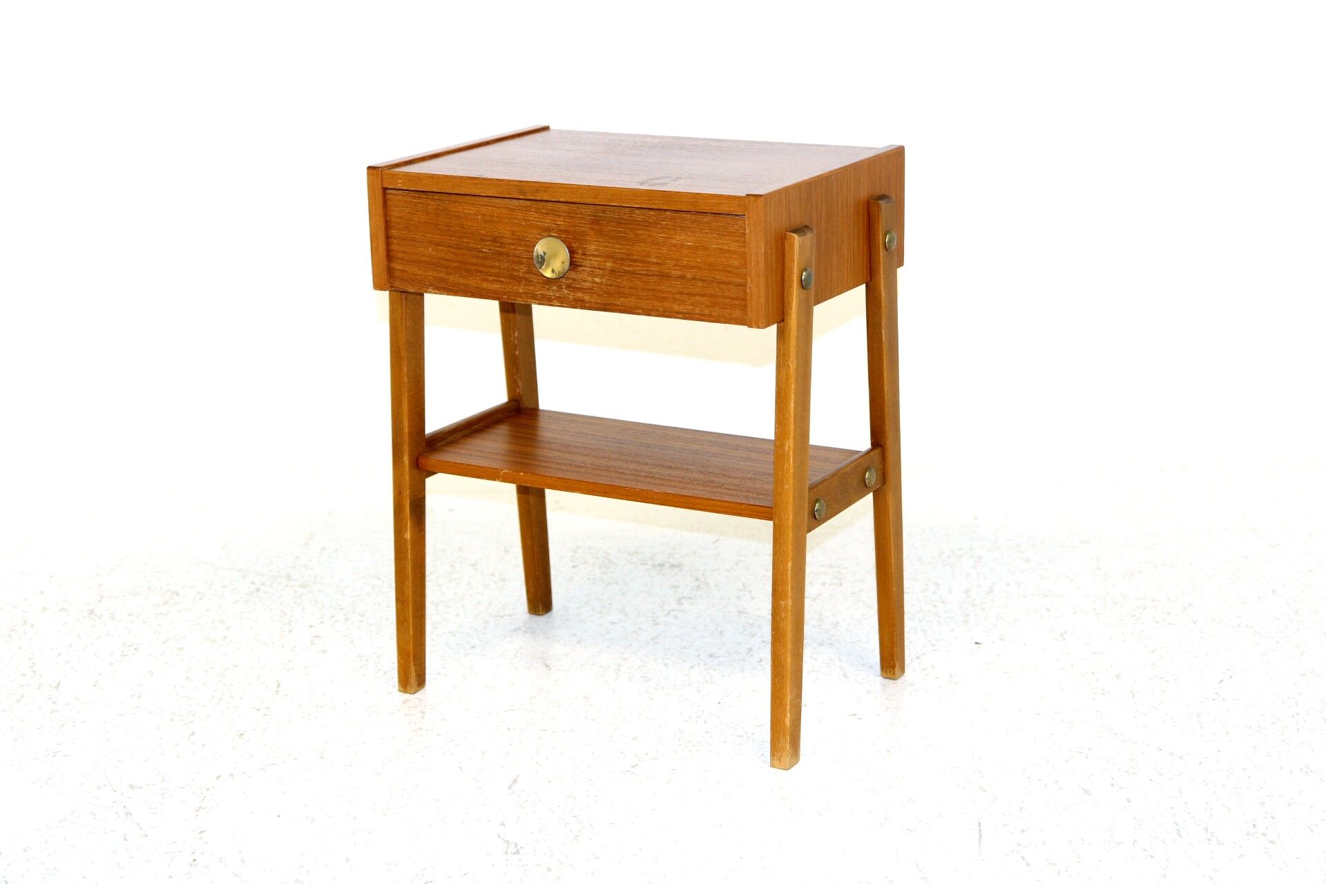 Teak bedside table, sweden, 1960