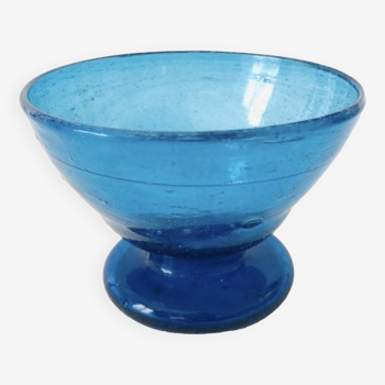 Blue Blown Glass Cup