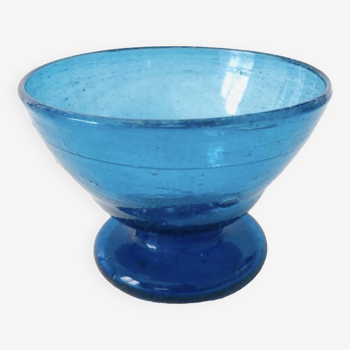 Coupelle Bleue Verre Soufflée