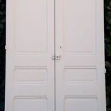 Paire de portes 218,5x92,5cm de placard anciennes