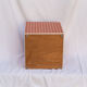 Orange cube side table 33x33 cm