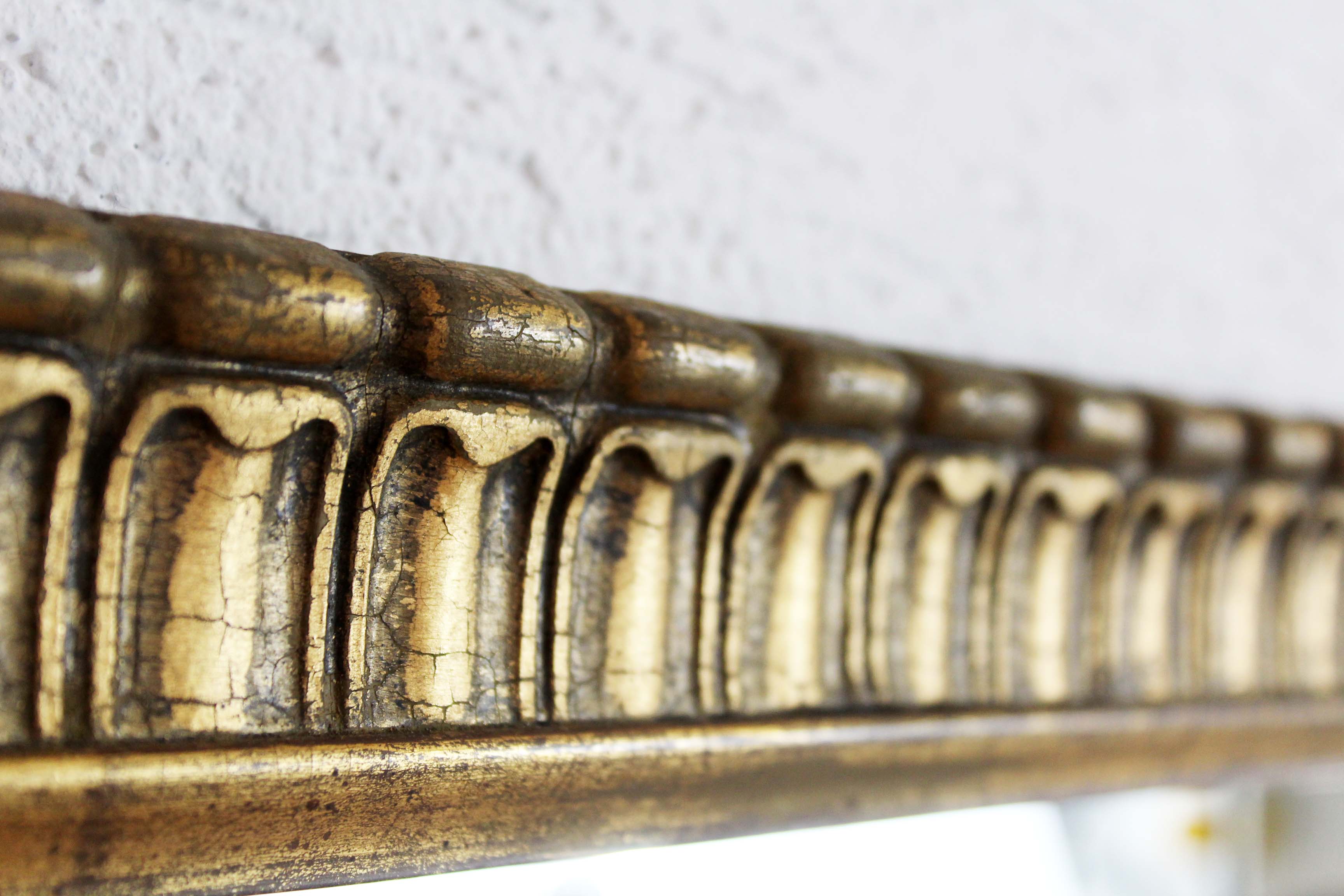 Mirror golden old stucco 61x72cm