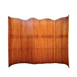 Large vintage wooden drum screen