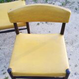 Set of 4 Scandinavian rosewood chairs from the 50s