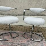 Pair of cobra chair by Giotto  Stoppino