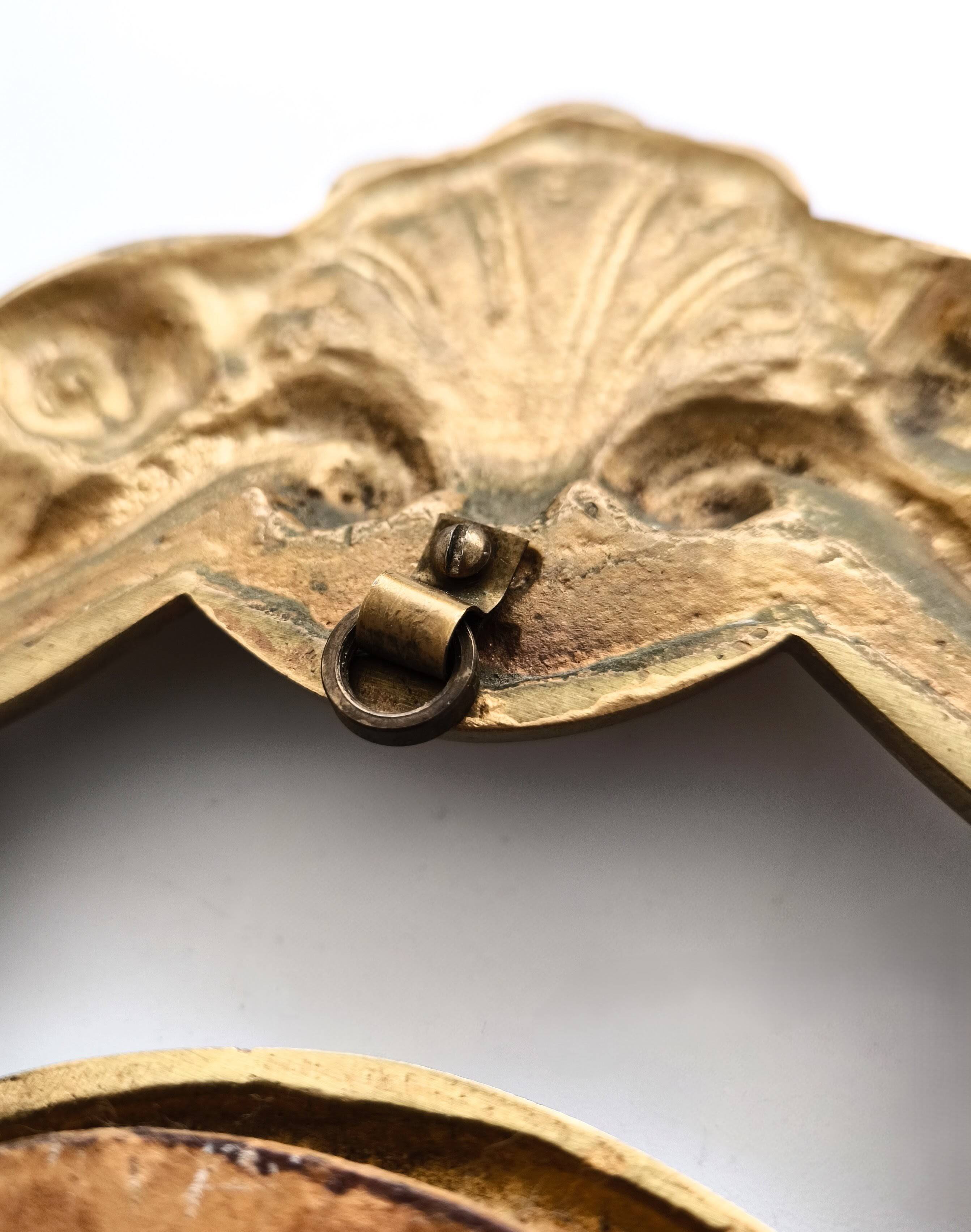 Bronze mirror in Louis XV style